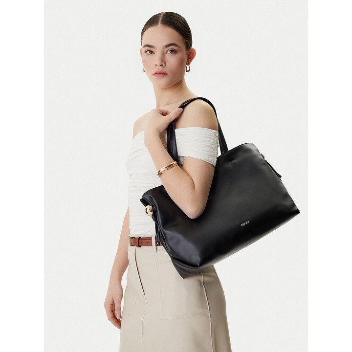 Női táska, Liu Jo, ökológiai bőr, fekete, One Size INTL