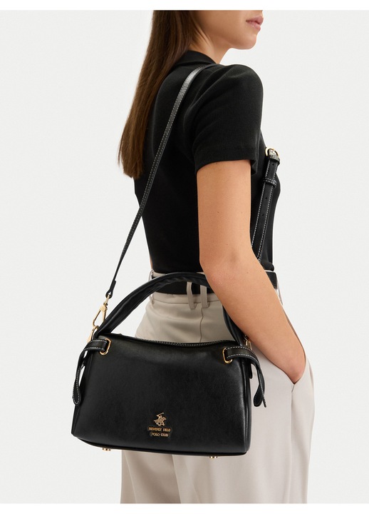 Női táska, Beverly Hills Polo Club, fekete, One Size INTL