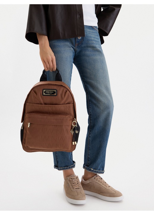 Rucsac Nine West, maro, One Size INTL