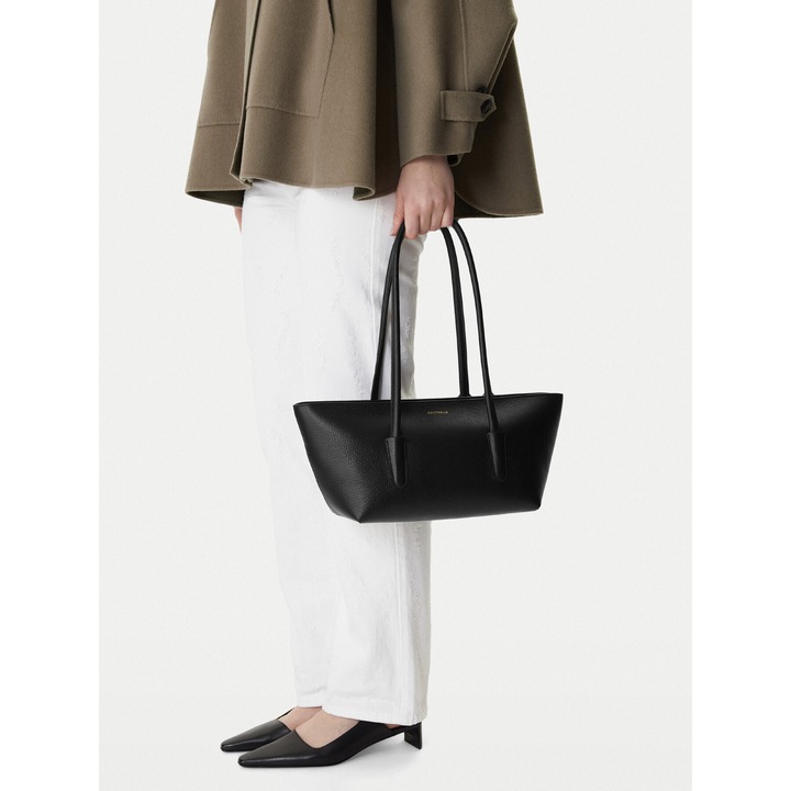 Női táska, Coccinelle, természetes bőr, fekete, One Size INTL