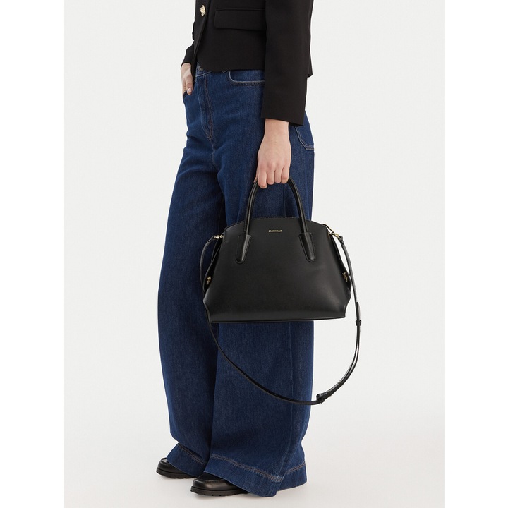 Női táska, Coccinelle, természetes bőr, fekete, One Size INTL