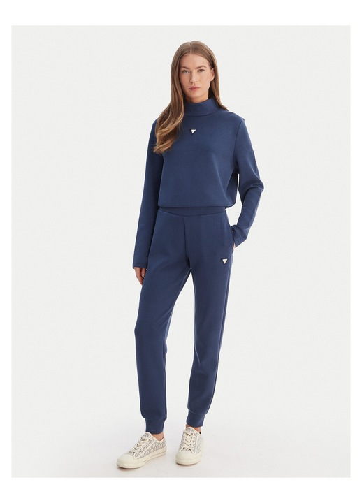 Pantaloni de trening dama, Guess, bleumarin, poliester/modal/elastan, 2XS INTL