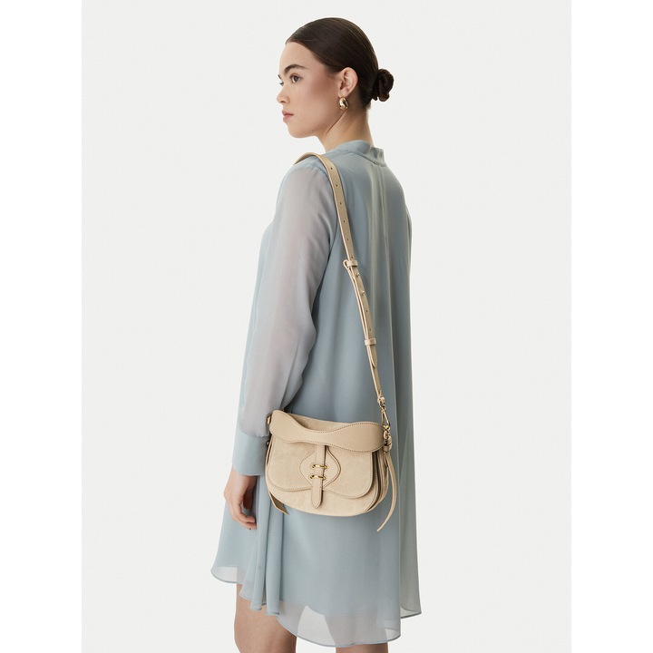 Női táska, Coccinelle, természetes bőr, bézs, One Size INTL