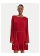Rochie casual, Guess, rosu, material sintetic, S INTL