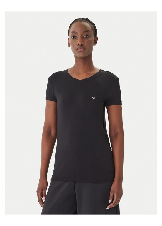 Tricou bumbac Emporio Armani, Negru, XL