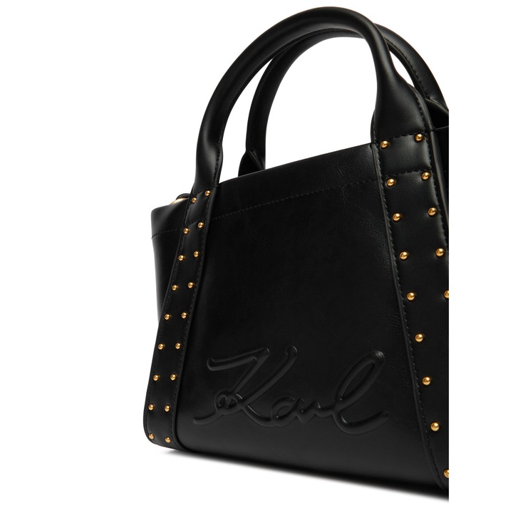 Női táska, Karl Lagerfeld, természetes bőr, fekete, One Size INTL