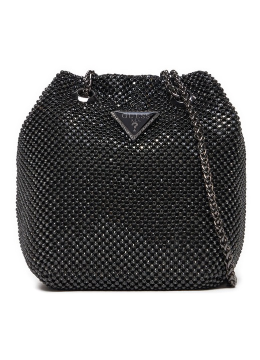 Női táska, Guess, műanyag, fekete, One Size INTL