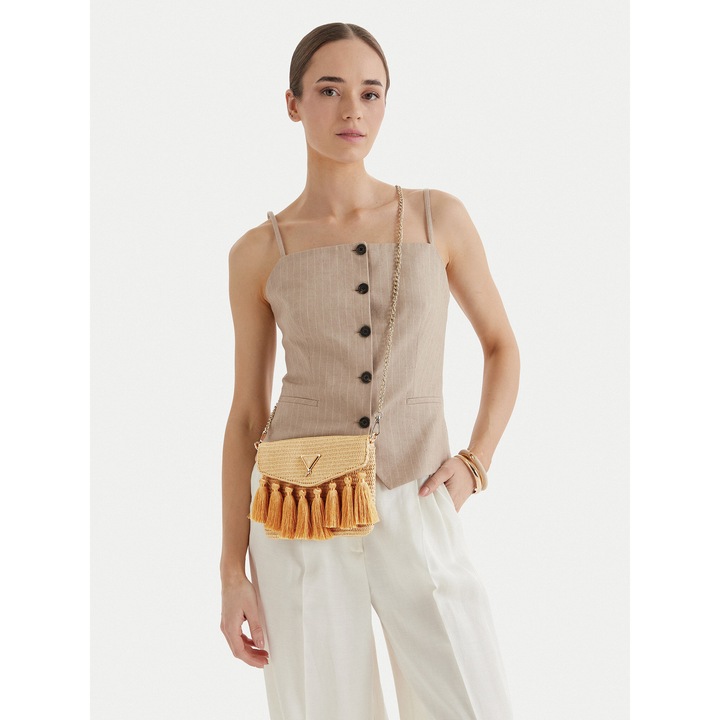 Táska, Guess, bézs, műanyag, One Size INTL