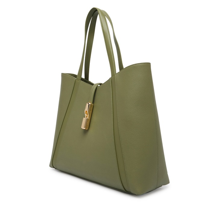 Geanta dama, Furla, piele naturala, verde, One Size INTL