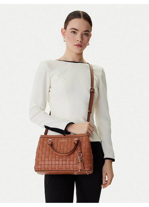 Дамска чанта, Guess, кафява, Един размер INTL