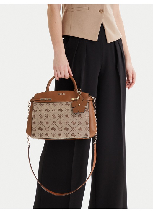 Női táska, Guess, ökológiai, barna, One Size INTL