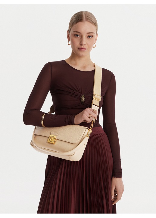 Női táska, Coccinelle, természetes bőr, bézs, One Size INTL