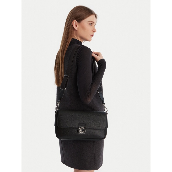 Női táska, Coccinelle, természetes bőr, fekete, One Size INTL