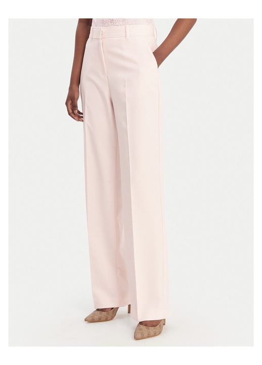 Pantaloni dama, Guess, poliester, roz