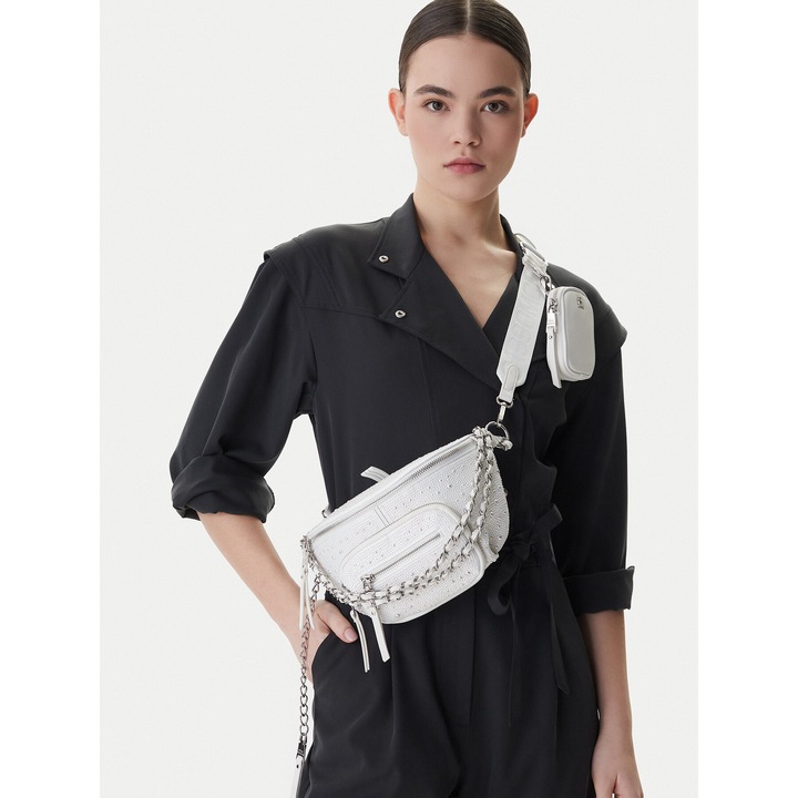 Női táska, Steve Madden, műbőr, fehér, One Size INTL