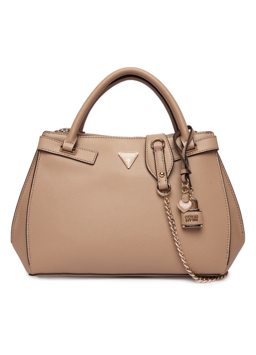 Дамска чанта, Guess, екологична, бежова, един размер INTL