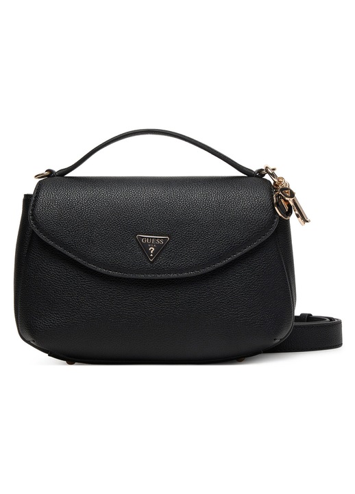 Дамска чанта, Guess, екологична, черна, Един размер INTL