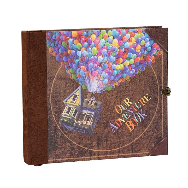 Album foto, Scrapbook, pentru amintiri de calatorie, 100 foi, 22x19.5cm, Balloon