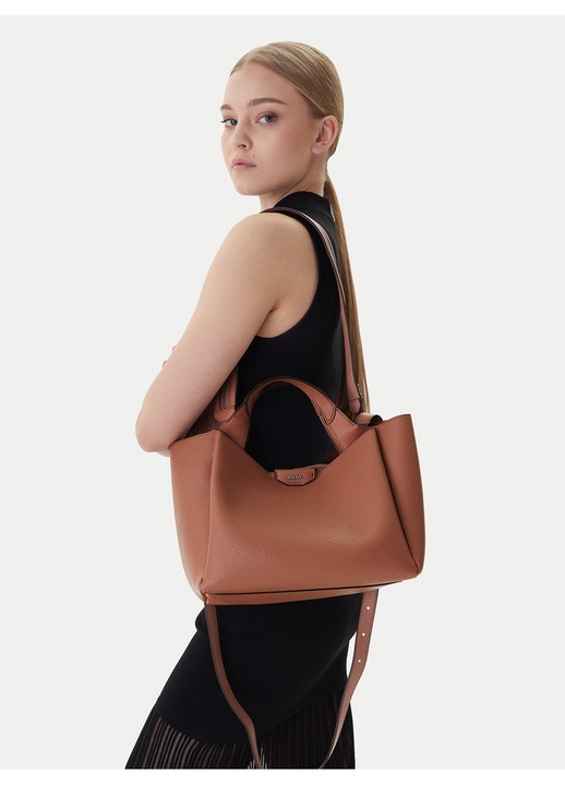 Női táska, DKNY, ökológiai, barna, One Size INTL