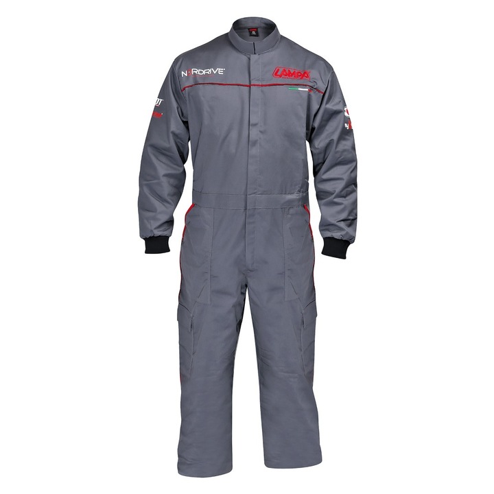 Salopeta de lucru Lampa, gri, completa, L