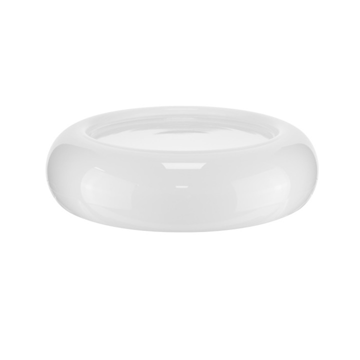 Platou din sticla prezentare bufet Culinaro White 28xh7cm