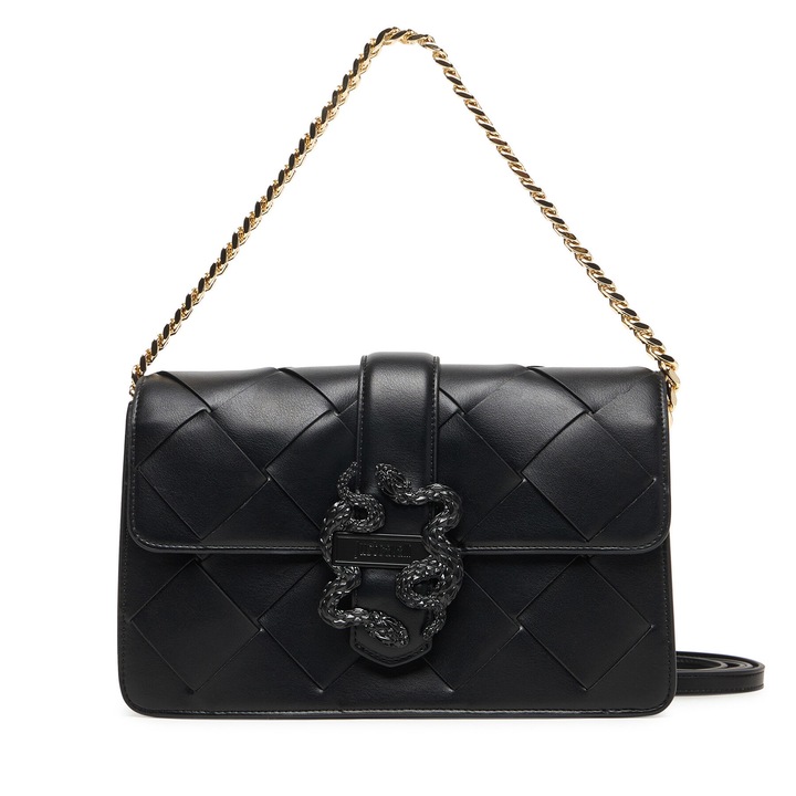 Női táska, Just Cavalli, "ökológiai" bőr, fekete, One Size INTL