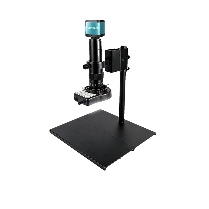 Digitális mikroszkóp, 180X zoom, 48MP kamera, USB/HDMI/VGA videó kimenet, LED megvilágítás, állítható tartó