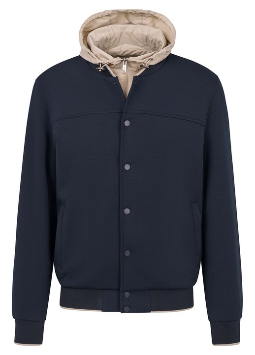 Geaca de tranzitie barbati, Bugatti, bleumarin, poliester, Bleumarin, M