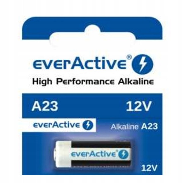 Baterie alcalina Everactive A23 12V, 55 mAh, 10x28mm, set 1 bucata