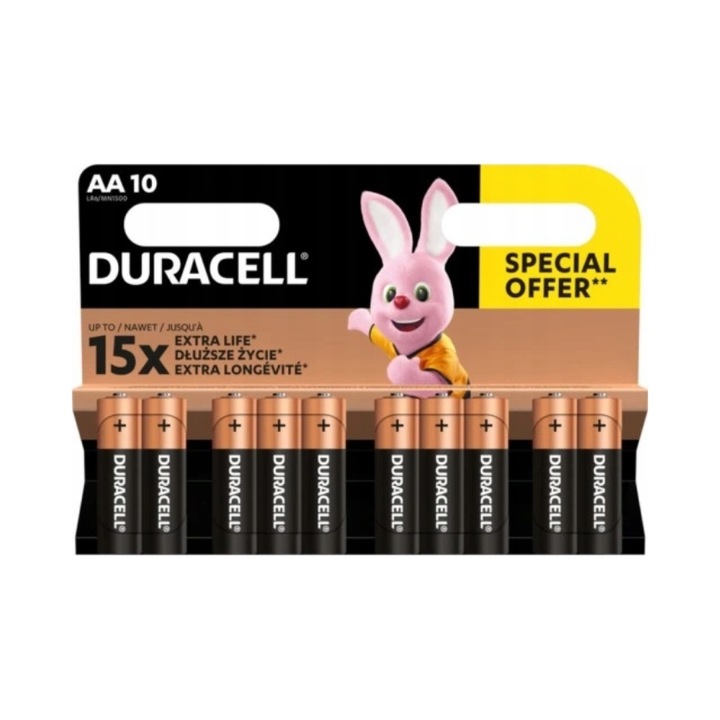 Duracell Optimum AA 1.5V alkáli elemek 10 db