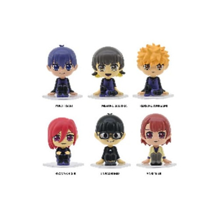 Колекционерски фигурки YUME TOYS - Комплект от 12 фигурки с клатещи се глави, многоцветни, 6 см