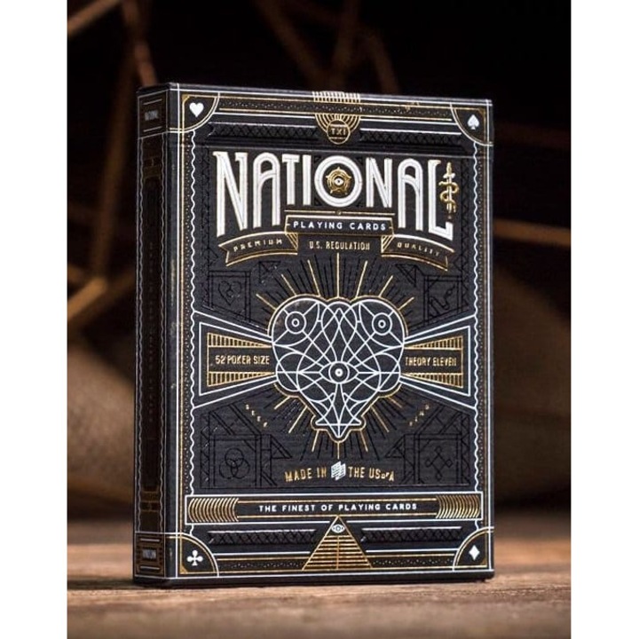 Карти за игра Theory11 National, лимитирана серия, многоцветни