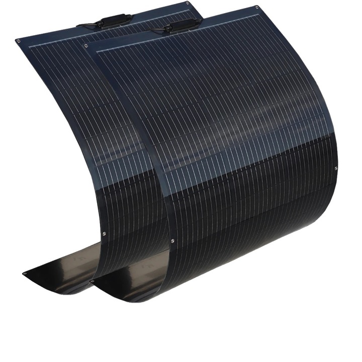 Panou solar flexibil 150W, 2 bucati, eficienta ridicata, impermeabil, dimensiuni 1160x565x3mm