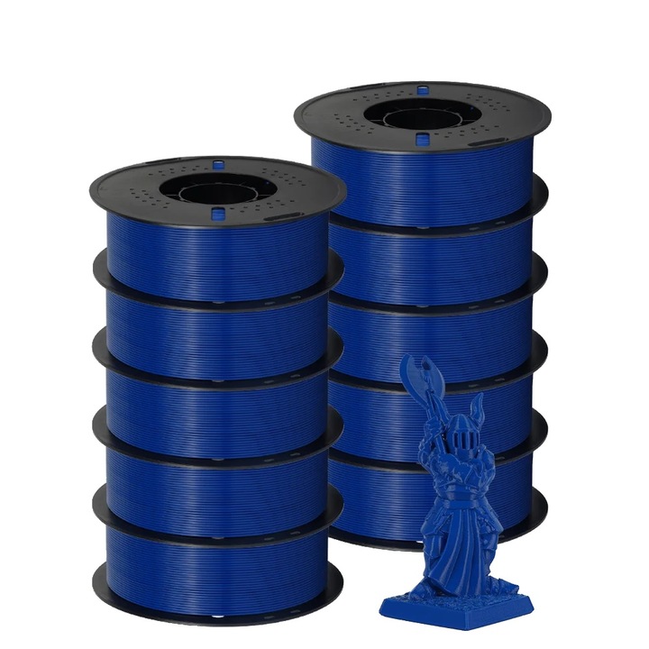 Filament 3D, 10KG, PETG, kék, 1.75mm