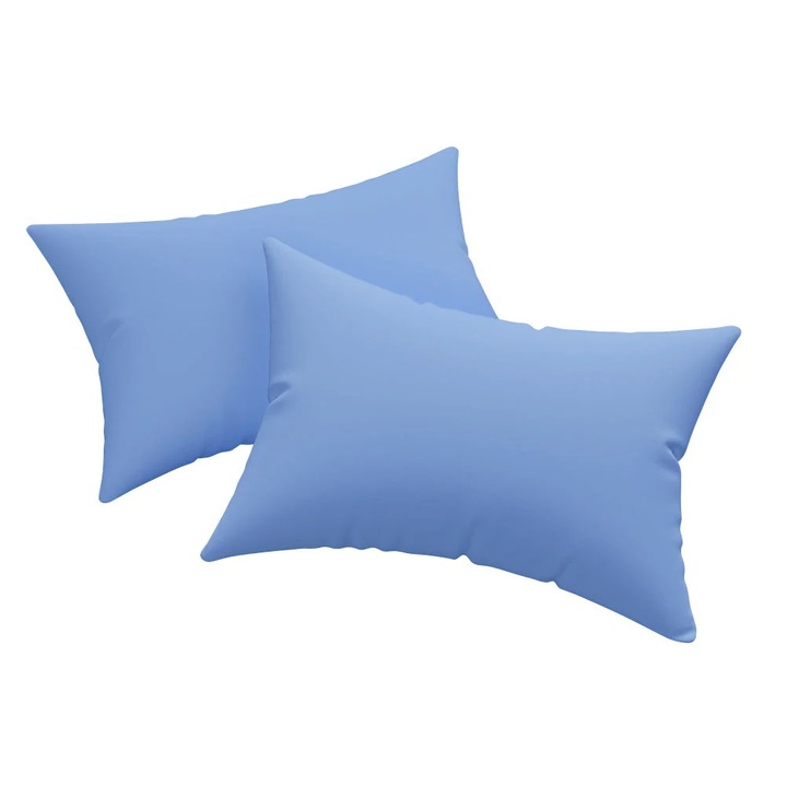 Set 2 Fete de perna Kotonia Home Hotel, 100% bumbac, Olandina color, dimensiunea 50x70 cm, bleu