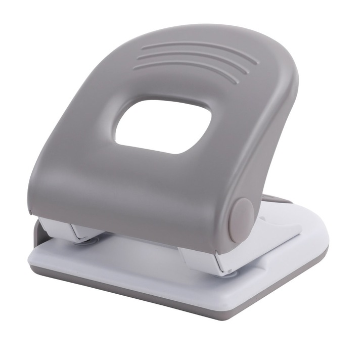 Perforator metalic 40 coli E0120, diametru 6mm, distanta 80 mm, pentru birou si arhivare, culoare asortata