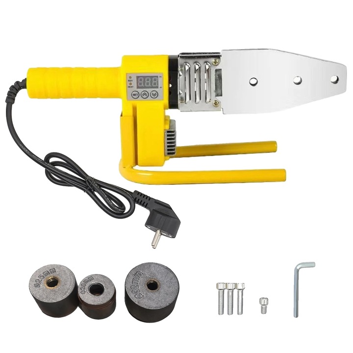 Pistol de lipit, 800W, design usor, dimensiuni 37x16.5x8.6cm, pentru tevi din plastic