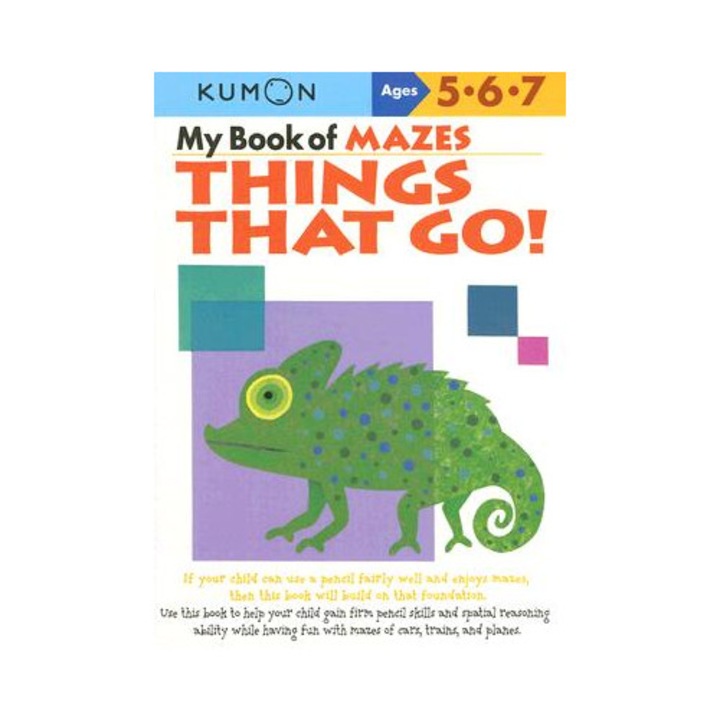 My Book Of Mazes: Things That Go: Ages 5-6-7 - Kumon Publishing