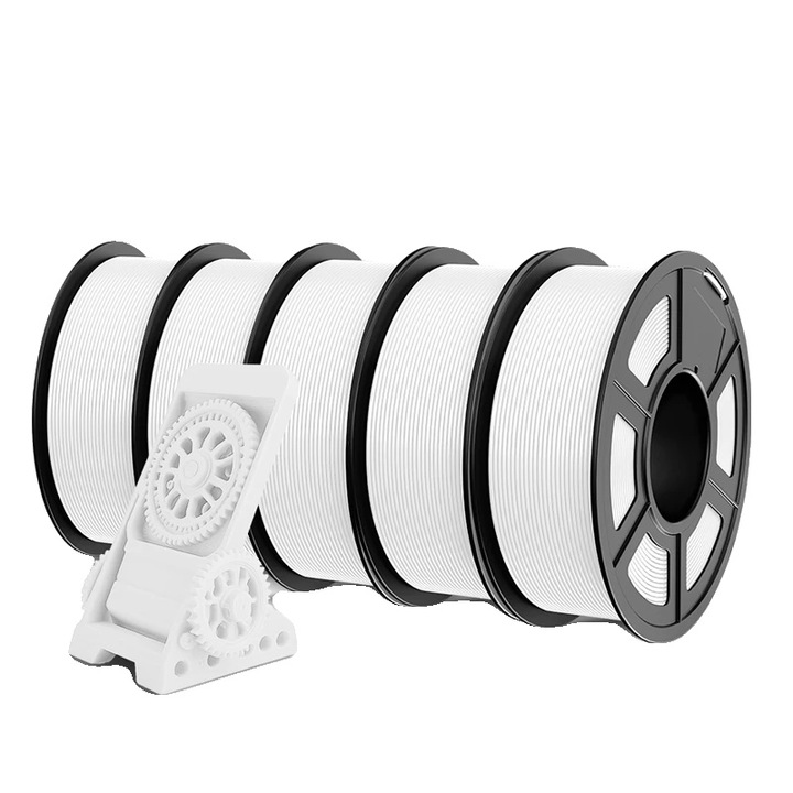 Filament 3D, 1,75 mm, ABS, 5 tekercses készlet, ütésálló, széles körű kompatibilitás 3D nyomtatókkal