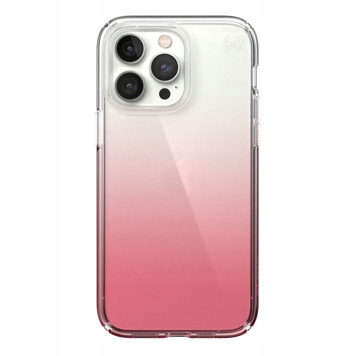 Husa transparenta Speck pentru iPhone 14 Pro Max, efect Ombre, 15,95x7,61x16,90 cm, roz vintage