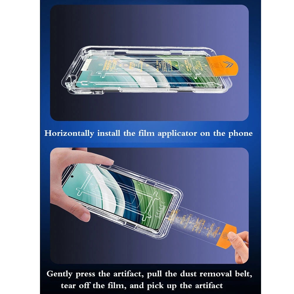 Folie transparenta cu autoaplicare compatibila cu Samsung Galaxy S20 FE, sticla securizata