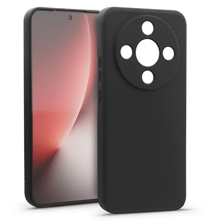 Haffner Matt szilikon tok - Honor Magic8 Lite - fekete