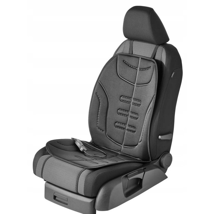 Husa auto incalzita, 2 niveluri de incalzire, 96x48x1,6cm, cablu 170cm