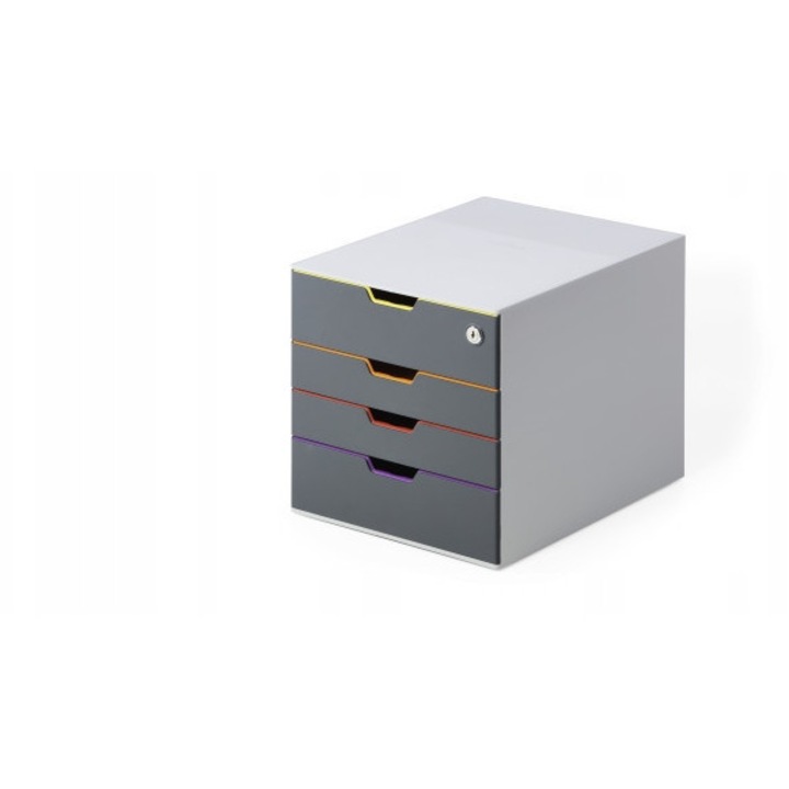 Suport documente cu 4 suflada, 2 mari, multicolor, 28x29,2x35,6cm