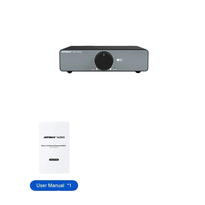 Amplificator audio, 300W iesire stereo, 600W iesire mono, Only A07 MAX