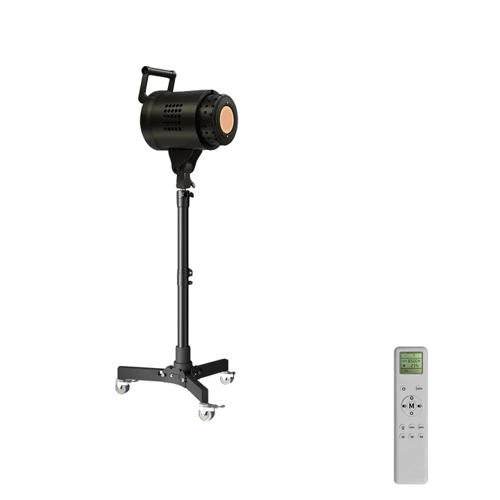 Stativ foto, inaltime ajustabila, design pliabil, 76cm, metal, 23x125cm, 3kg