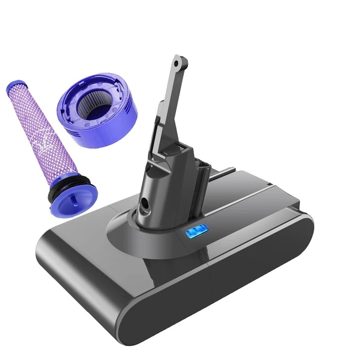 Baterie reincarcabila Lithium-ion 6000mAh pentru aspiratoare, dimensiune standard, compatibilitate larga