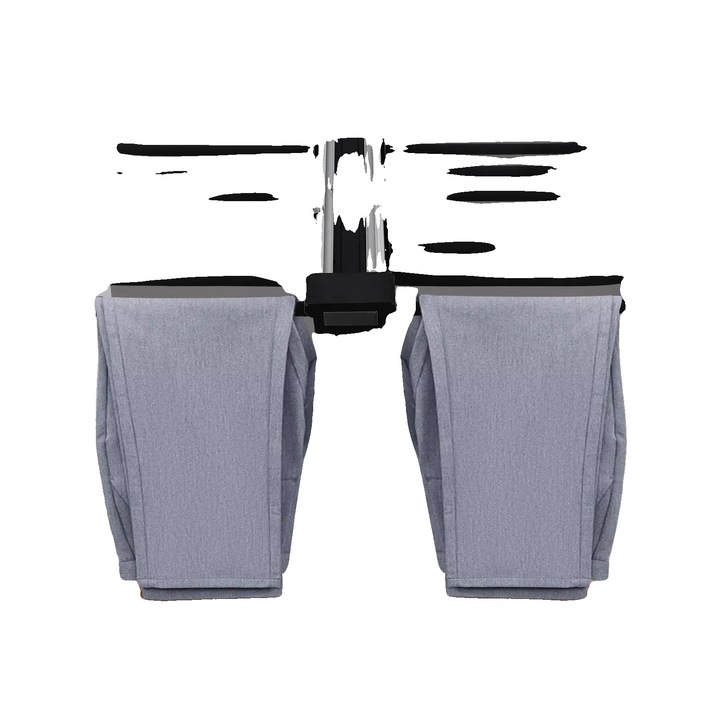 Kihúzható nadrágtartó, ruhatartó, fekete, standard méretek