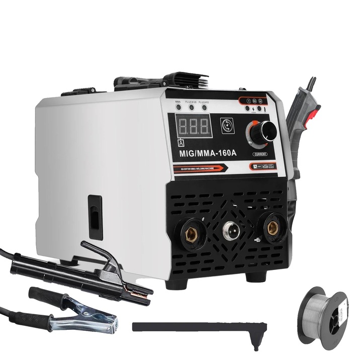 Aparat de sudura MMA-160A, 8 straturi de protectie, afisaj digital, 20A-120A