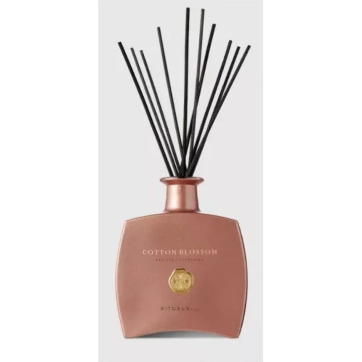 Odorizant camera set 450 ml, Cotton Blossom, parfum mandarina si flori delicate, 5 luni utilizare